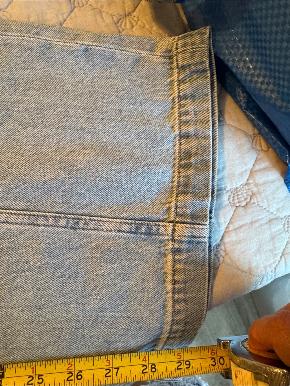 Madewell Light Blue Wide-Leg High-Rise Jeans with Belt - Picture 7 of 7